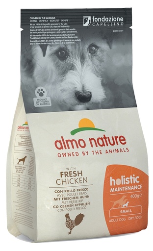 [AL0704] Almo Nature Holistic Dog S Kip & Rijst (400 gr.)