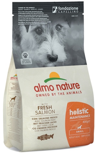 [AL0705] Almo Nature Holistic Dog S Zalm & Rijst (400 gr.)