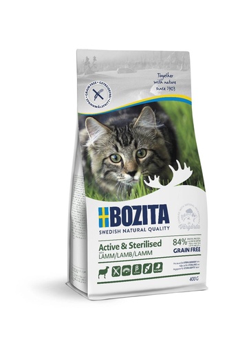 [BZ31311] Bozita Feline Active & Sterilised Grain Free (400 gr.)