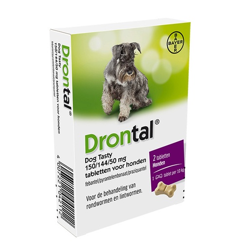 [D04211] Drontal Dog Tasty (2 tabletten)