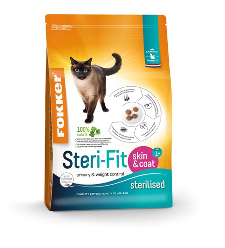 [FOK4902] Fokker Cat Steri-Fit Skin & Coat (2.5 kg.)