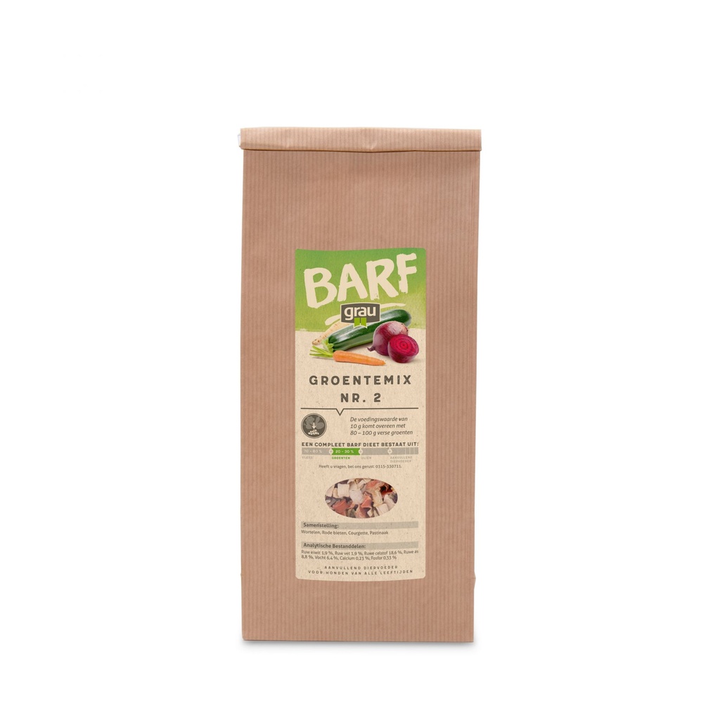 Grau Barf groentenmelange 2