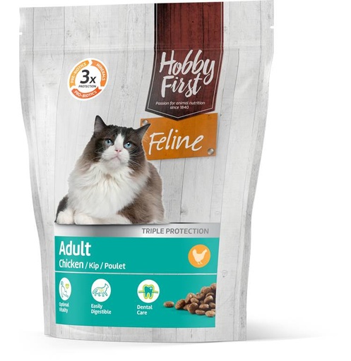 [HF984073] HobbyFirst Feline Adult Chicken (800 gr.)