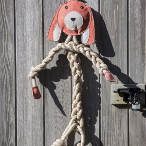 [ET10609] Huggle Hounds Naturals Bunny Rope Knottie (9 mm)