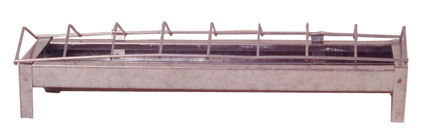 [PVA2300] Kippen/kuikenbak lang metaal (30 cm)