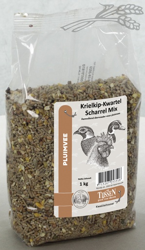 [PV25351] Tijssen Krielkip-Kwartel Scharrel Mix (1 kg.)