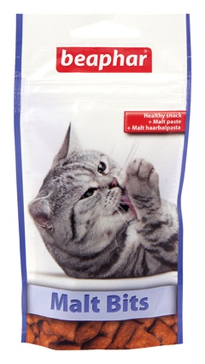[BP11413] Beaphar Malt Bits tegen haarbal (35 gr.)