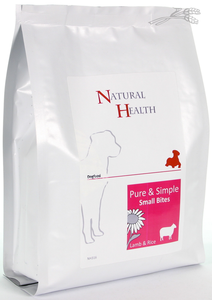 Natural Health Dog Lamb & Rice Small Bite