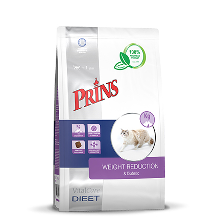 Prins Cat Diet Veterinary Weight Reduction & Diabetic