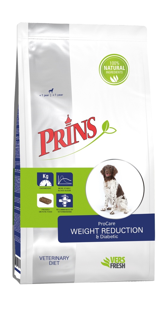 Prins Dog Diet Pressed Veterinary Weight Reduction & Diabetic