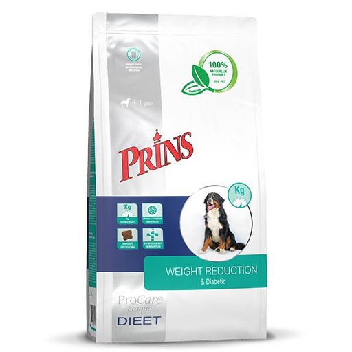 [PR84846] Prins Dog Diet Veterinary Weight Reduction & Diabetic Croque (3 kg.)