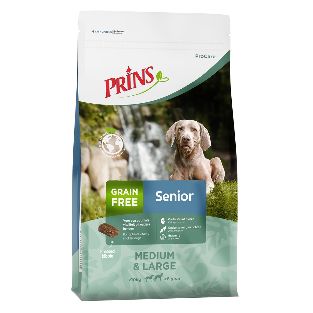 Prins Dog Pressed Grainfree Senior