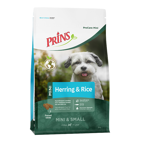 Prins Dog Mini Pressed Herring & Rice