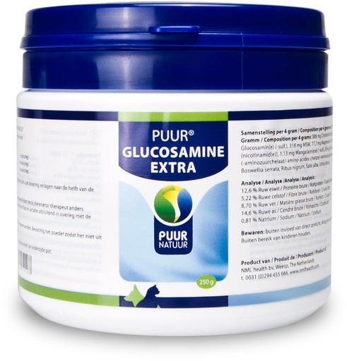 [PNGLUCO4] Puur Glucosamine Extra H+K (250 gr.)