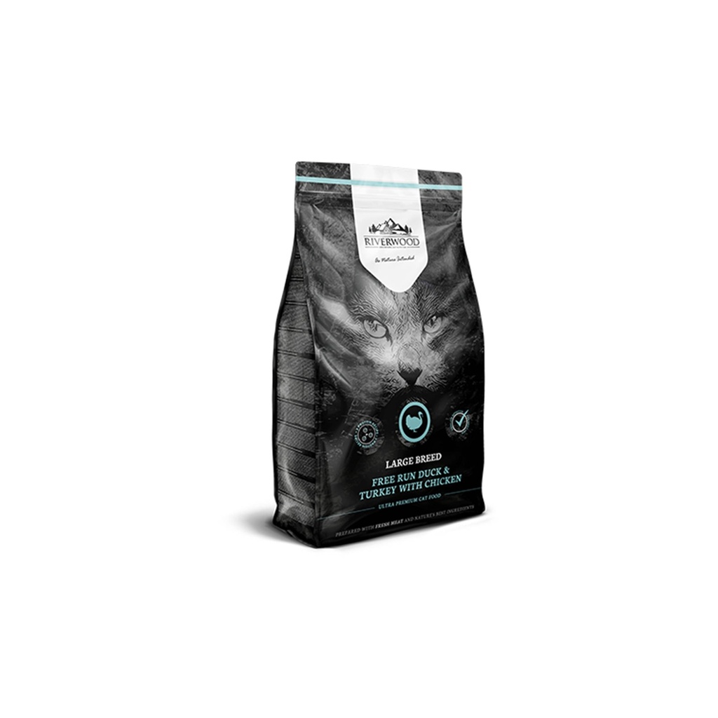 Riverwood Large Breed Cats Duck & Turkey With Chicken