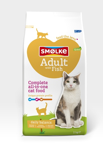 [SK8721] Smolke Kat Adult Fish & Rice (2 kg.)