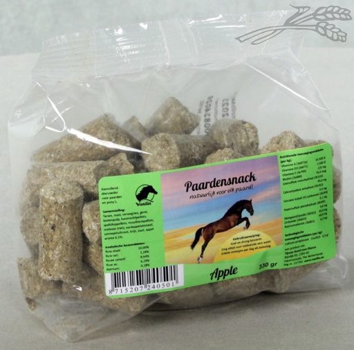 [UK0050] Vanilia Paardenbrok Appel (330 gr.)