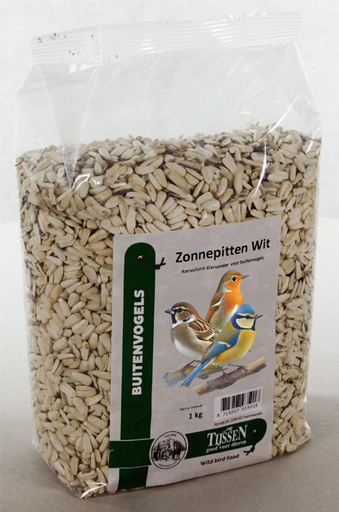 [VV02501] Tijssen Zonnepitten Wit (1 kg.)
