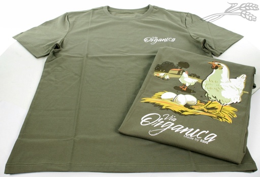[E63501] Via Organica T-Shirt Heren (Medium)