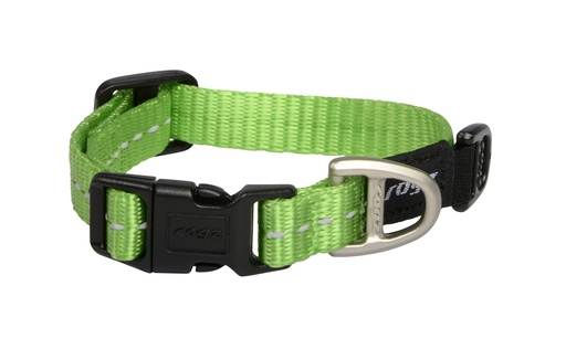 [RHB13L] Rogz Utility Halsband (Lime Reflective, Extra Small)