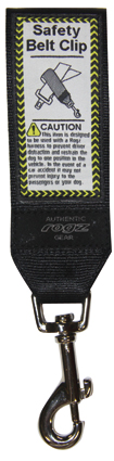 [RSBC19A] Rogz Beltz Safety Belt Car Clip (Black Reflective)