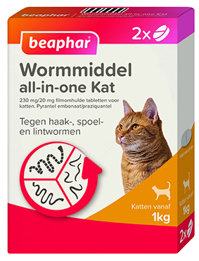 Beaphar Wormmiddel All In One Kat