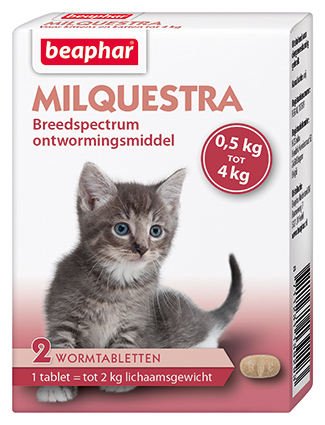 [BP13929] Beaphar Milquestra Kat Klein en Kitten (2 tab.)
