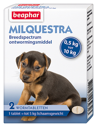 [BP13932] Beaphar Milquestra Hond Klein en Pup (2 tab.)
