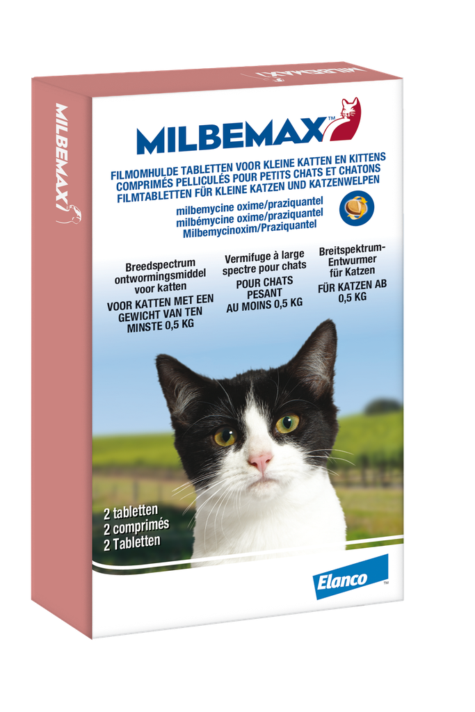 Milbemax Kleine Kat & Kittens 2 tab.