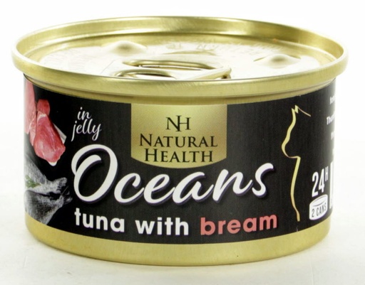 [NH932] Natural Health Cat Oceans Tuna & Bream (24 x 85 gr.)