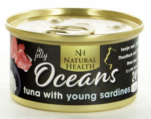 [NH937] Natural Health Cat Oceans Tuna & Young Sardine (24 x 85 gr.)
