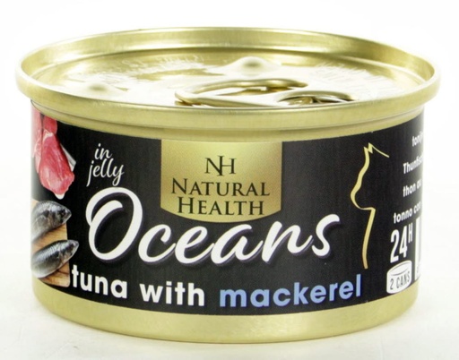 [NH942] Natural Health Cat Oceans Tuna & Mackerel (24 x 85 gr.)