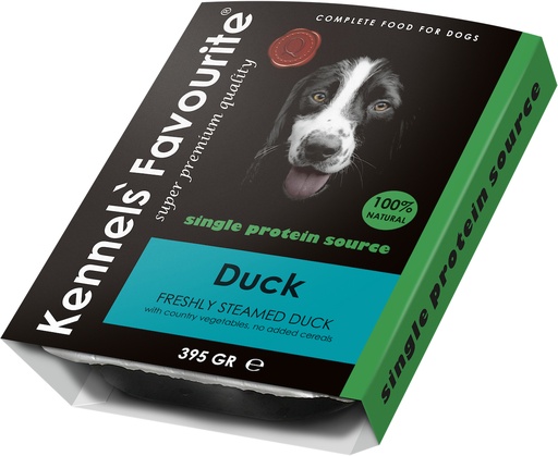 [PPC155631] Kennels Fav. Steamed Duck 10 x 395 gr.