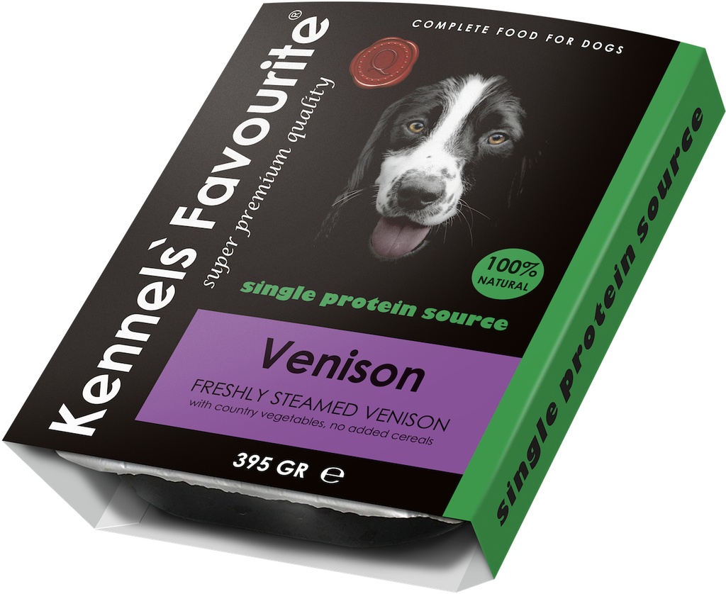 Kennels Fav. Steamed Venison 10 x 395 gr.