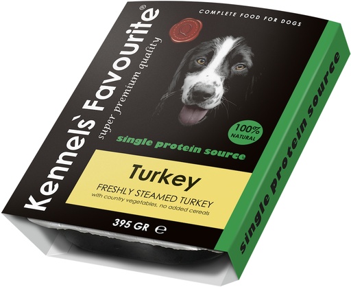 [PPC155637] Kennels Fav. Steamed Turkey 10 x 395 gr.