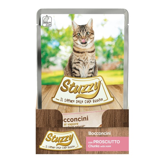 [AG15303] Stuzzy Cat Ham (24 x 85 gr.)