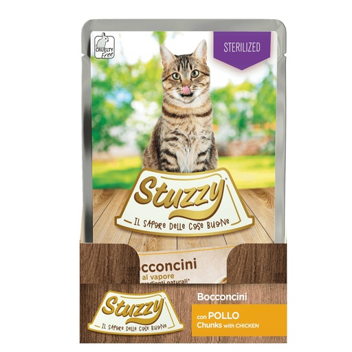 [AG15359] Stuzzy Cat Sterilized Chicken (24 x 85 gr.)