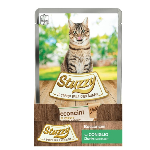 [AG15370] Stuzzy Cat Rabbit Jelly (24 x 85 gr.)