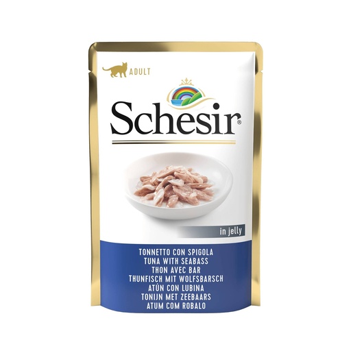 [AG17105] Schesir Cat Tuna & Bass (12 x 85 gr.)