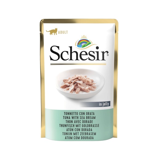 [AG17112] Schesir Cat Tuna & Seabream (12 x 85 gr.)