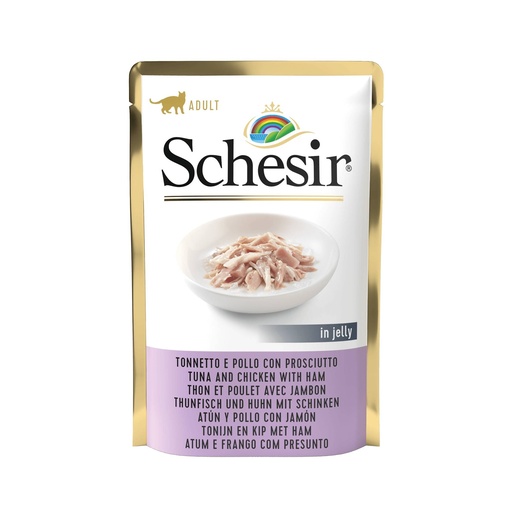 [AG17250] Schesir Cat Tuna Chicken & Ham (12 x 85 gr.)