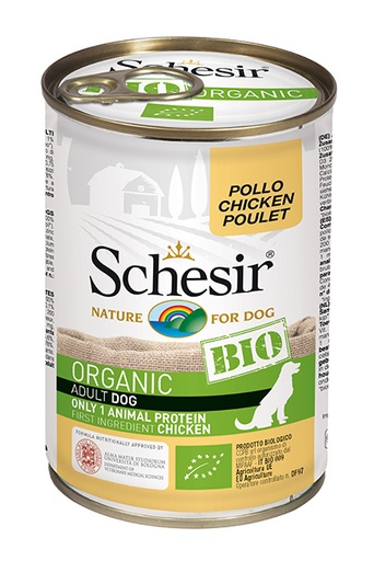 [AG18102] Schesir Dog Bio Chicken (6 x 400 gr.)