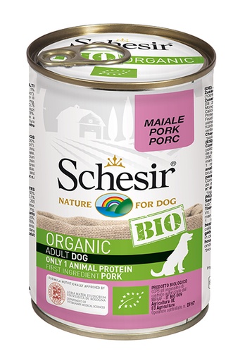 [AG18104] Schesir Dog Bio Pork (6 x 400 gr.)