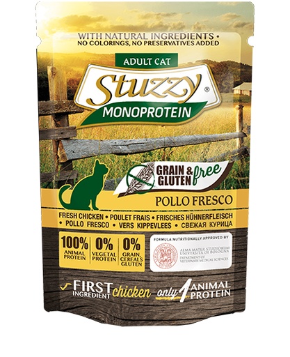 [AG18300] Stuzzy Cat Grain Free MoPr Chicken (20 x 85 gr.)