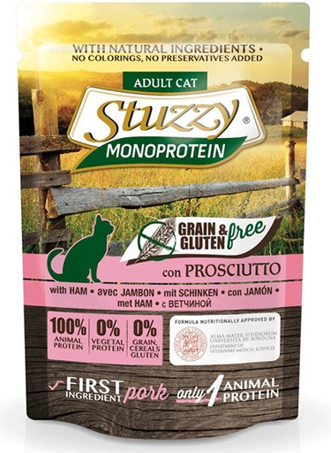 [AG18304] Stuzzy Cat Grain Free MoPr Ham (20 x 85 gr.)