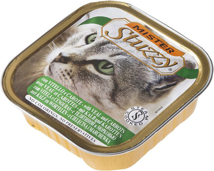 [AG60041] Mister Stuzzy Cat Veal & Carrots (32 x 100 gr.)