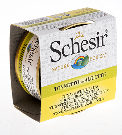 Schesir Cat Broth Tuna & Whitebait