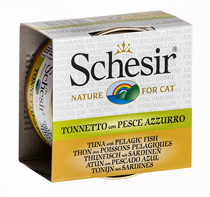 [AG61523] Schesir Cat Broth Tuna & Pelagic Fish (12 x 70 gr.)