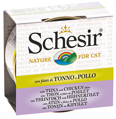 [AG61524] Schesir Cat Broth Tuna & Chicken (12 x 70 gr.)