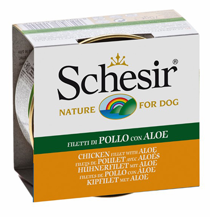 [AG71256] Schesir Dog Jelly Chicken & Aloe (10 x 150 gr.)